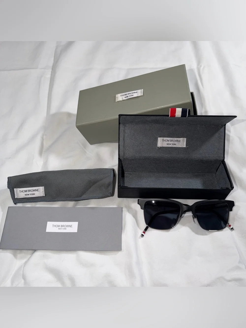 Thom Browne TB-709 Acetate/Titanium Sunglasses